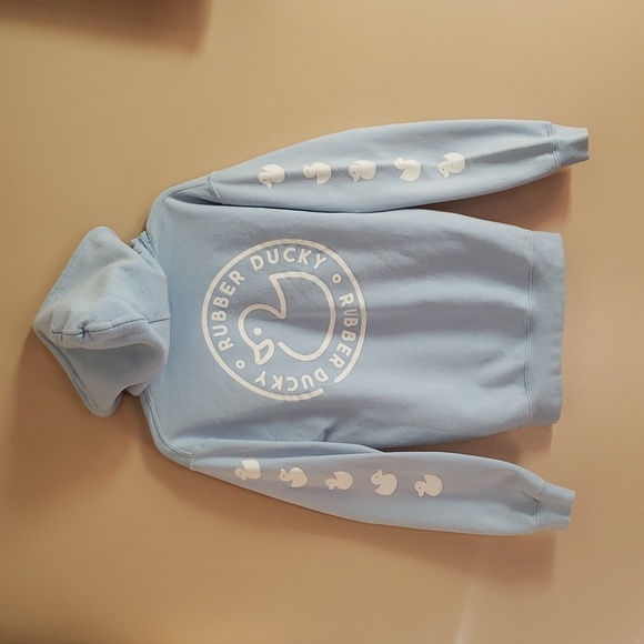 Rubber Ducky Hoodie, Hooded Sweatshirt, Front Pocket, Drawstring Hood - Picture 1 of 4